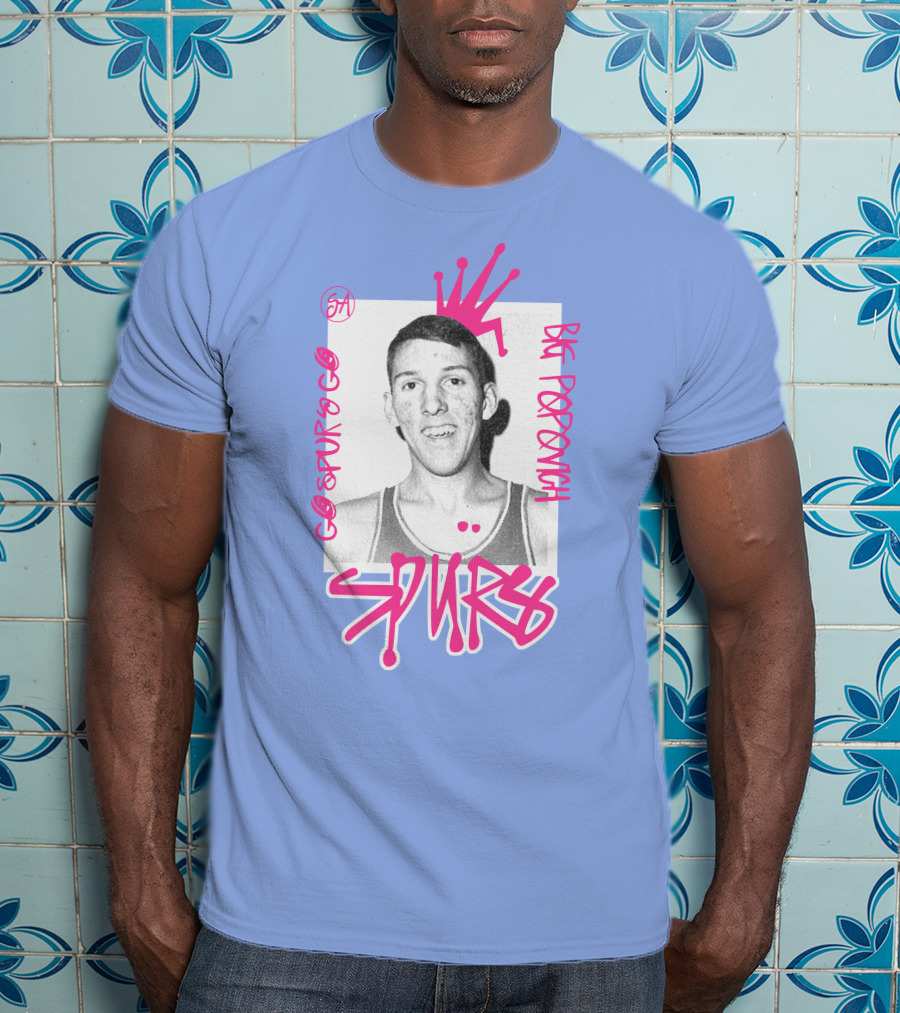 Go Spurs Go Big Popovich Spurs SA T-Shirt