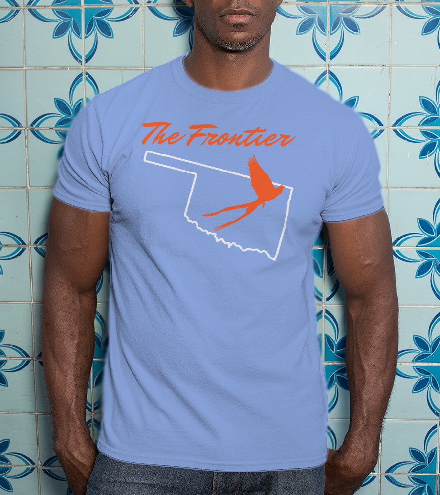 The Frontier Scissor Tail Oklahoma Outline T-Shirt