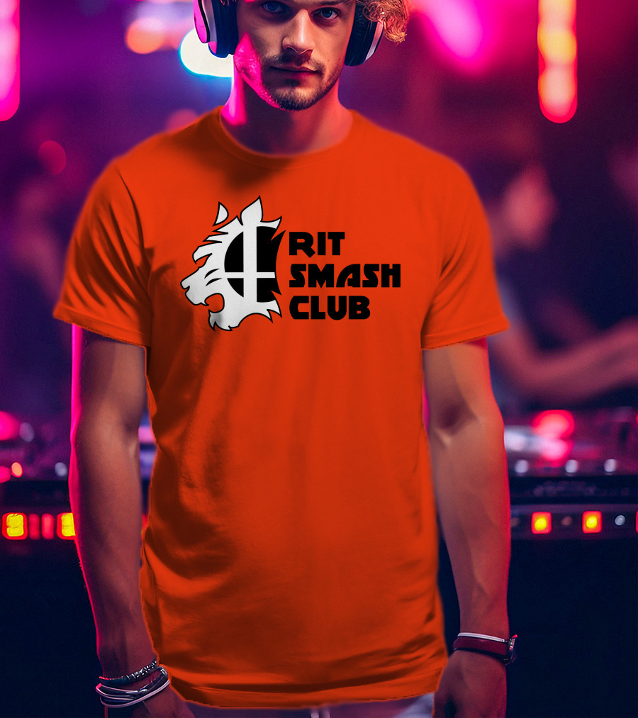 RIT Smash Club Super Smash Bros Tiger T-Shirt
