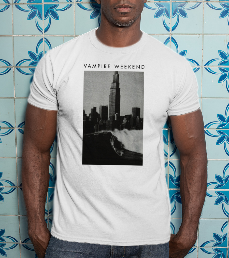 Vampire Weekend New York City Wave Tower T-Shirt