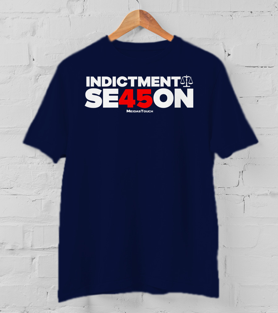 Indictment Season 45 MeidasTouch Justice Scales T-Shirt