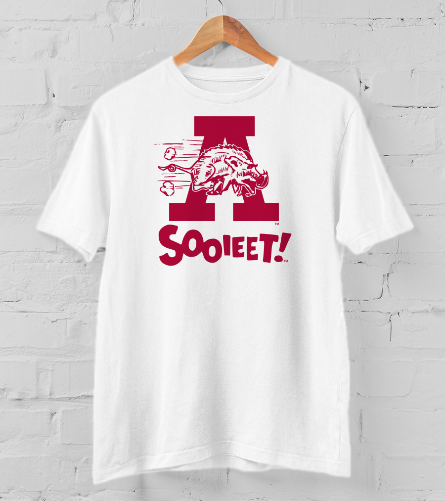 Arkansas Razorbacks Sooieet Wild Boar Logo Lightweight T-Shirt