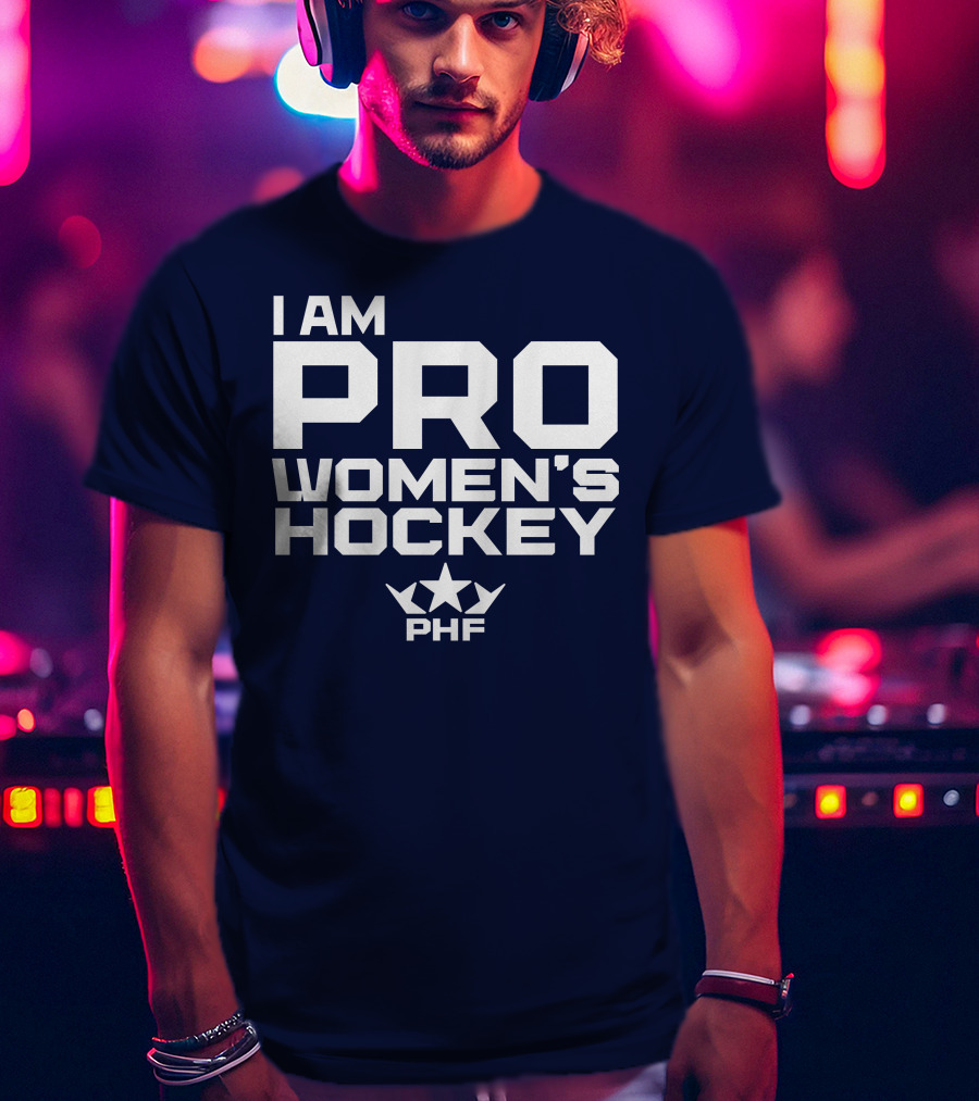 Arizona Coyotes I Am Pro Women's Hockey PHF T-Shirt