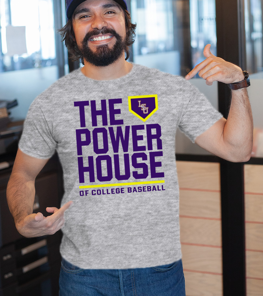 LSU The Power House Of College Baseball T-Shirt