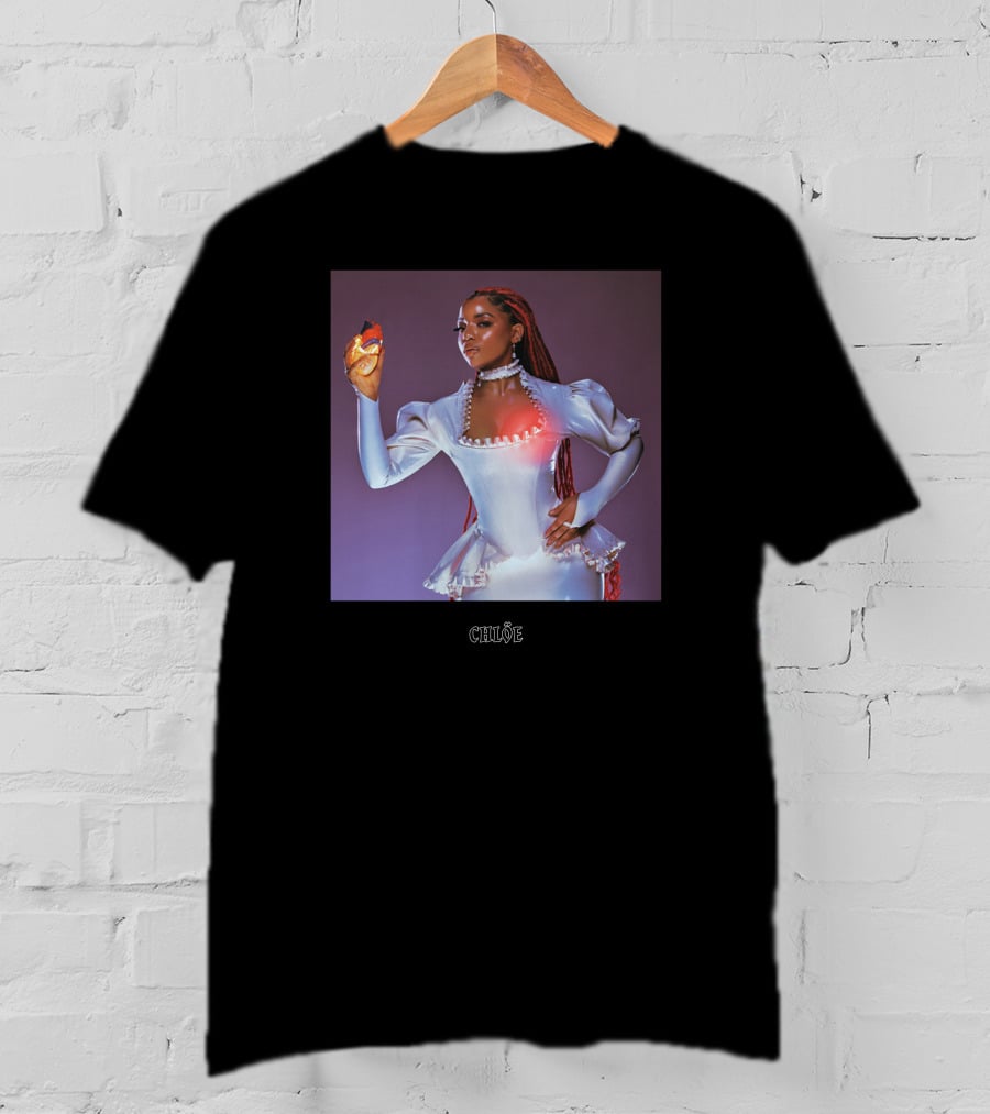 Chloe In Pieces Holding Crystal Heart T-Shirt