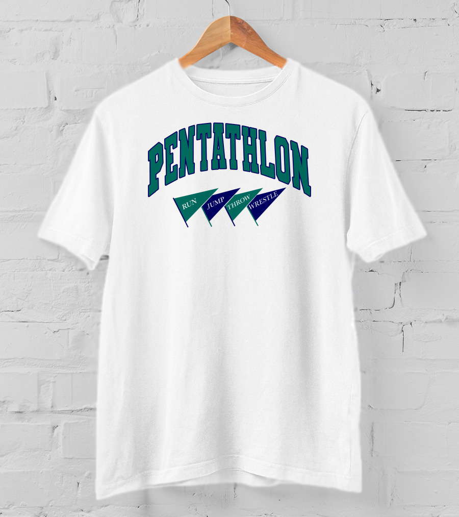 Pentathlon Run Jump Throw Wrestle T-Shirt