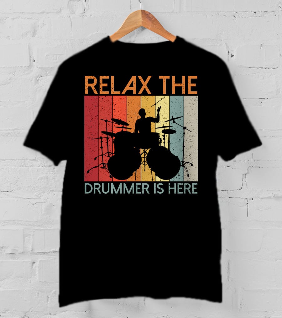 Relax The Drummer Is Here Vintage T-Shirt