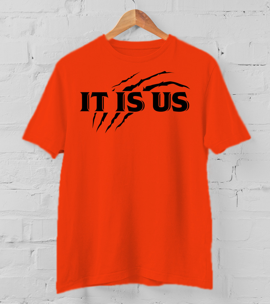 Cincinnati Bengals It Is Us Fan Claw Marks T-Shirt