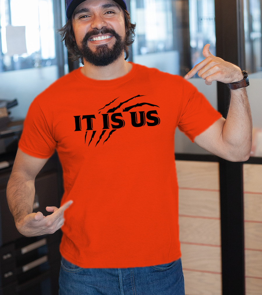 Cincinnati Bengals It Is Us Fan Claw Marks T-Shirt