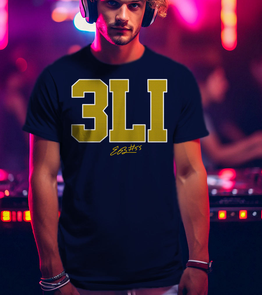3Li Eli Brooks E63 #55 The Players Trunk Store T-Shirt