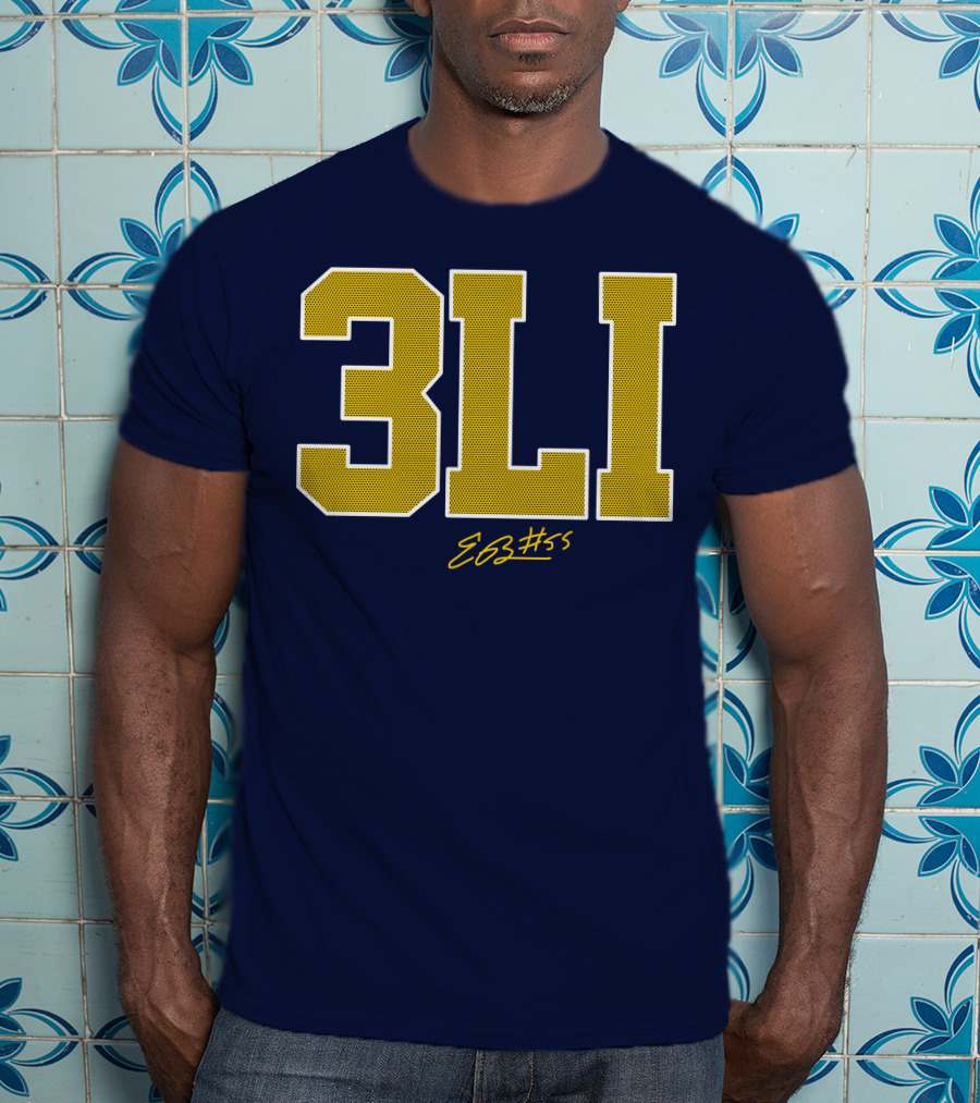 3Li Eli Brooks E63 #55 The Players Trunk Store T-Shirt