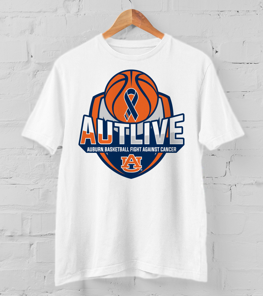 Autlive Auburn Basketball Fight Against Cancer T-Shirt
