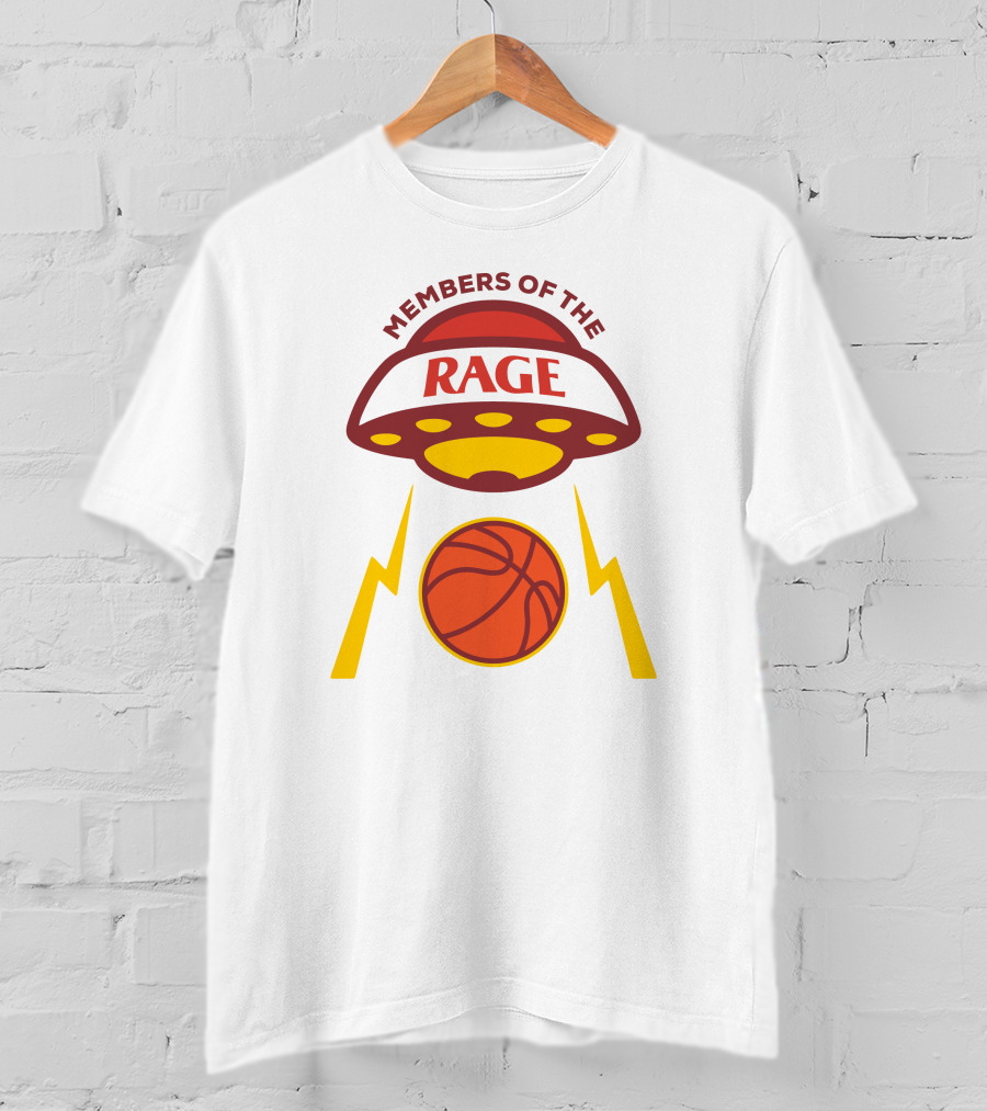 Members Of The Rage UFO Basketball Lightning T-Shirt