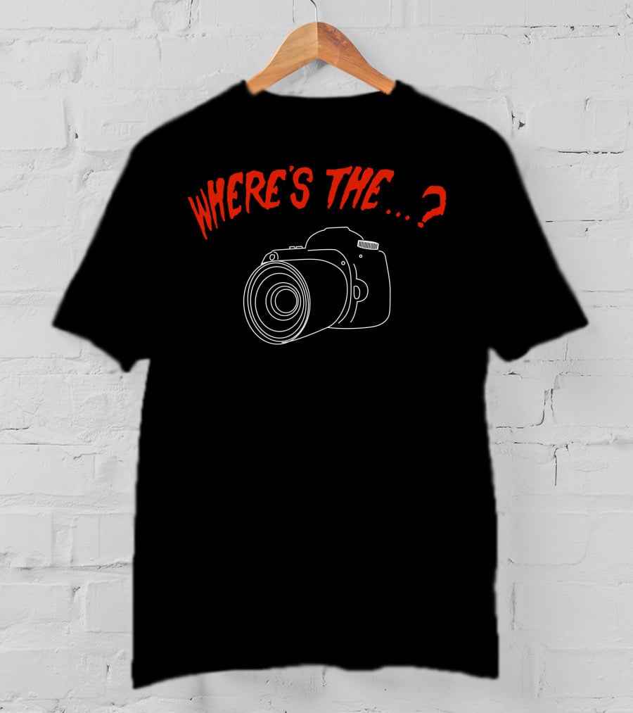 Murder With My Husband Where's The Camera Files T-Shirt