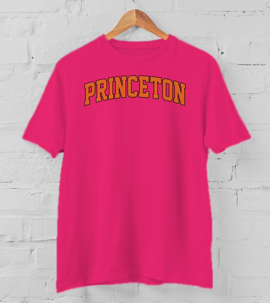 Fairly Odder Princeton Pink Arch Text T-Shirt