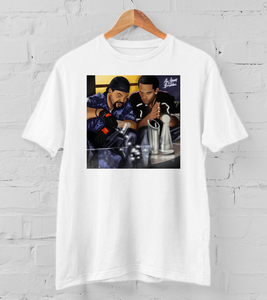 20 Years All About The Benjamins Ice Cube Mike Win On Set Scènes All About The Benjamins T-Shirt