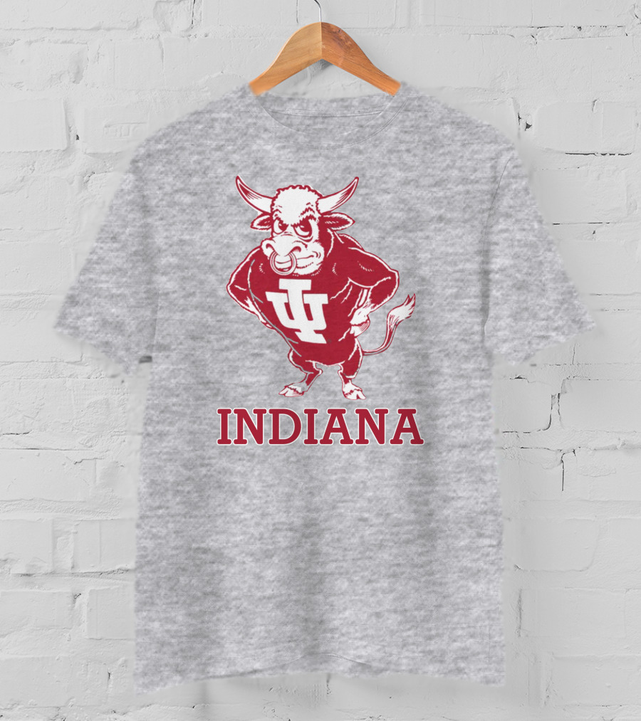 Indiana University Hoosiers IU Bison Mascot Indiana T-Shirt