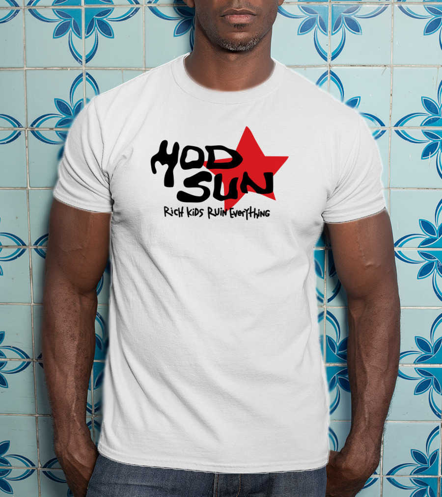Mod Sun Rich Kids Ruin Everything Red Star T-Shirt