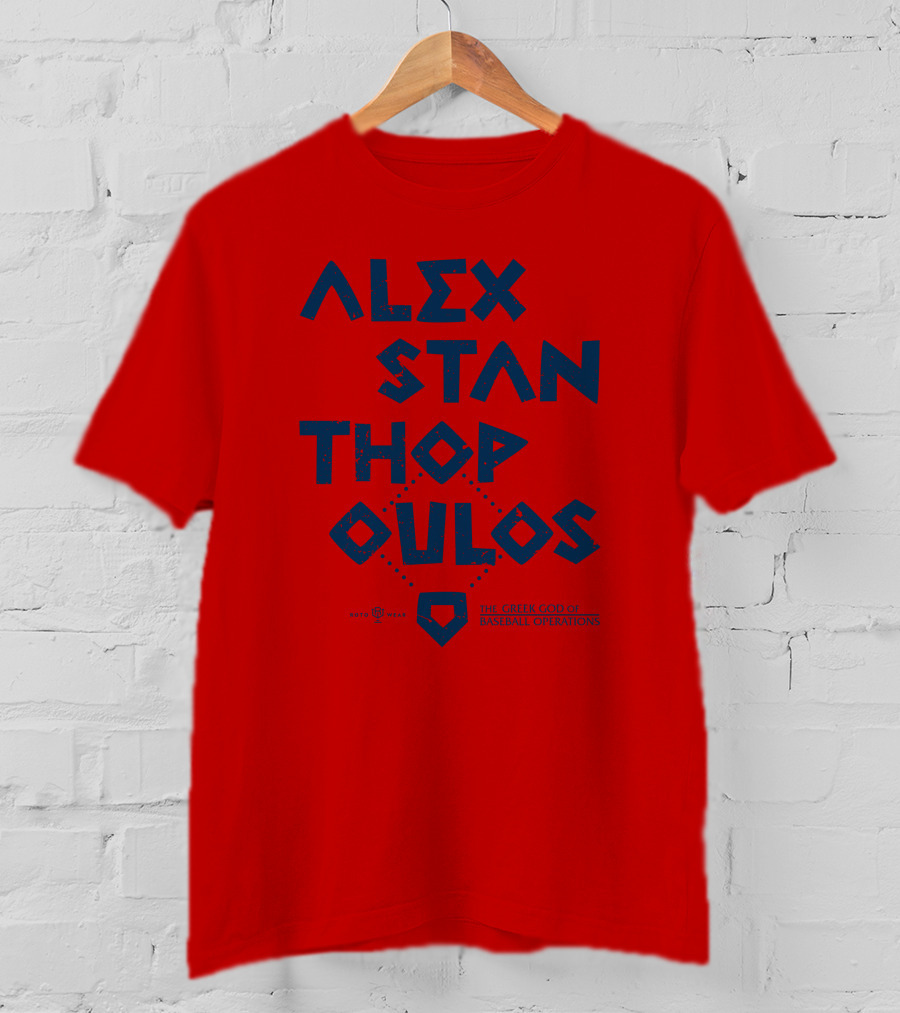 Alex Stanthopoulos The Greek God Of Baseball Operations Rotowear Merch T-Shirt
