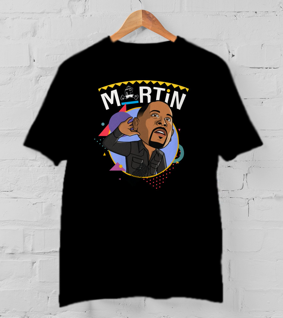 Martin Lawrence Martin TV Show Cartoon T-Shirt