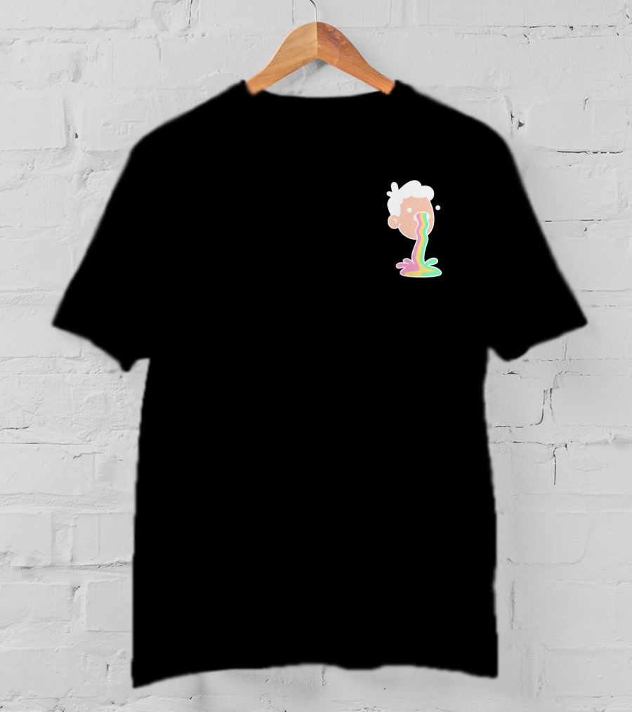 Doodles Merch Mascot Rainbow Vomit T-Shirt