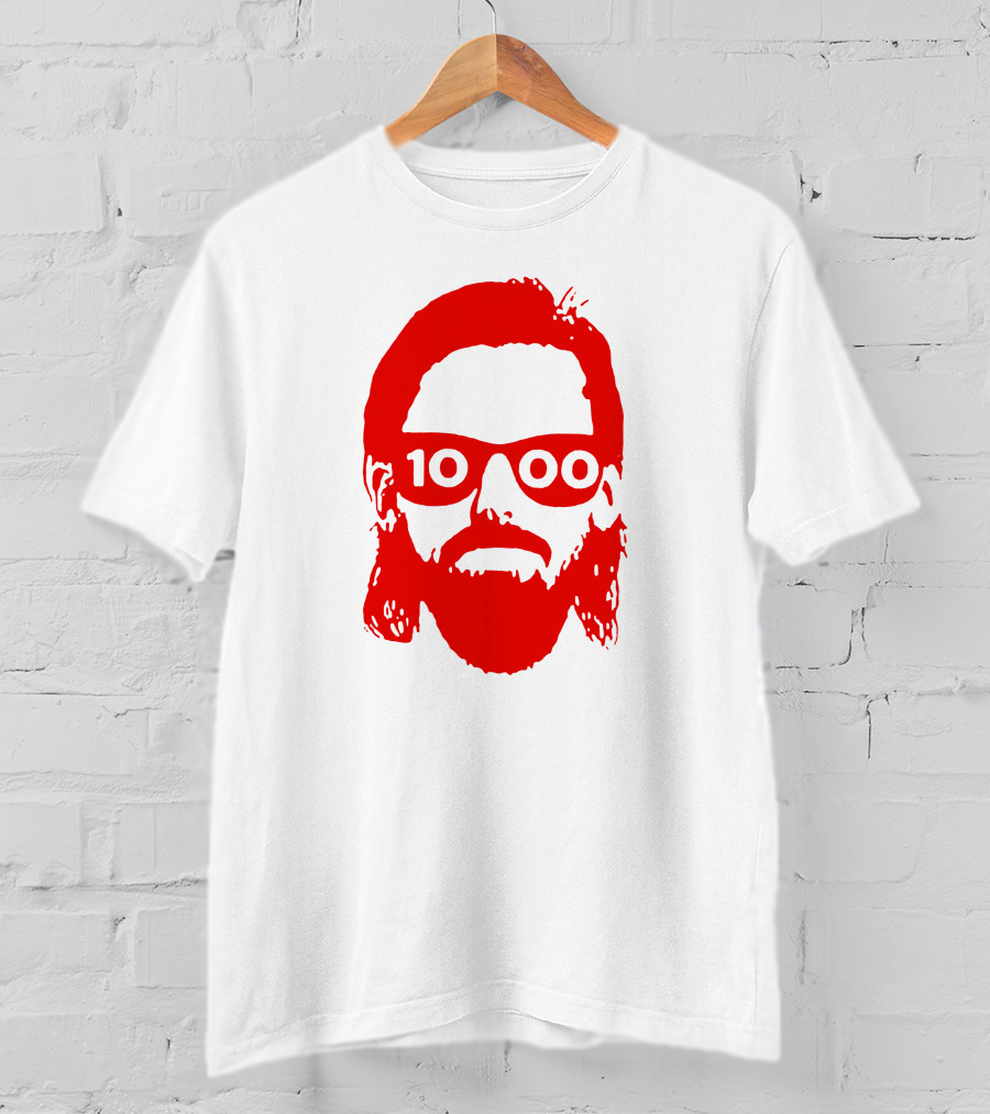 Detroit Red Wings Marc Staal 1000th Game Beard T-Shirt