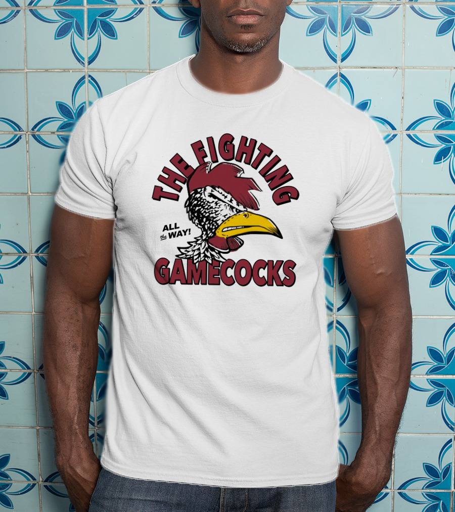 Corey Rucker South Carolina The Fighting Gamecocks All The Way T-Shirt
