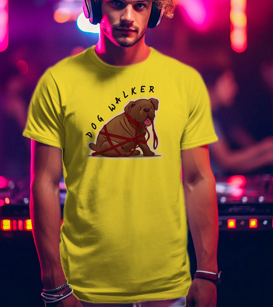 Dog Walker Dwight's Cats And Dogs Collection Dead By Daylight Store T-Shirt