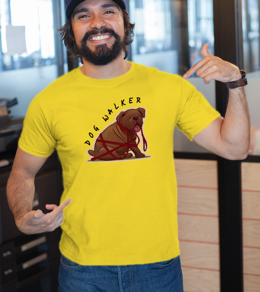 Dog Walker Dwight's Cats And Dogs Collection Dead By Daylight Store T-Shirt