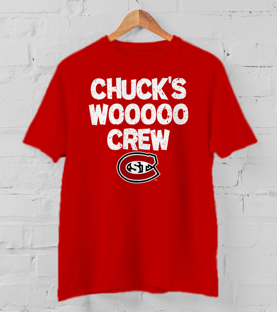 St. Cloud State Huskies Chuck's Wooooo Crew SCSU T-Shirt