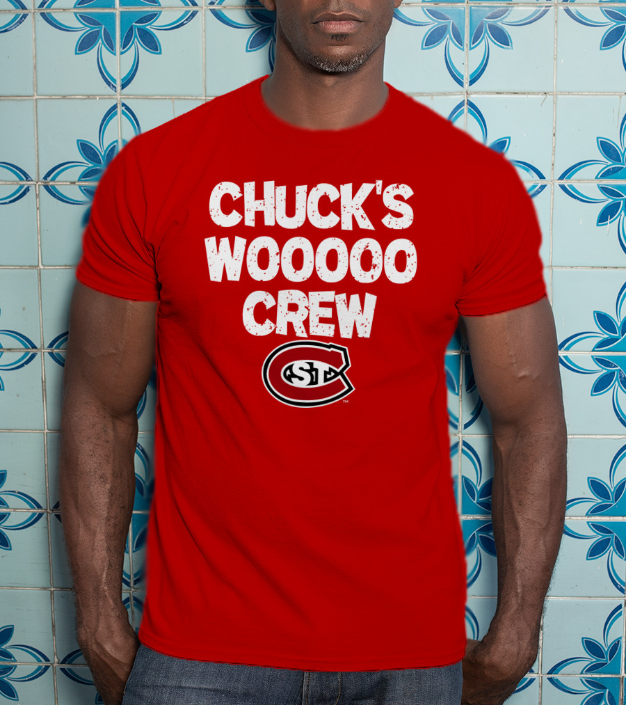St. Cloud State Huskies Chuck's Wooooo Crew SCSU T-Shirt