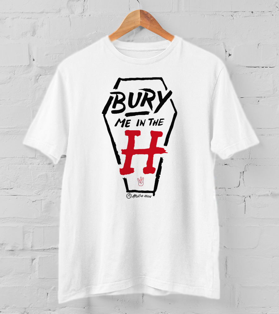 Bury Me In The H Coffin Design By Atollo Hou T-Shirt