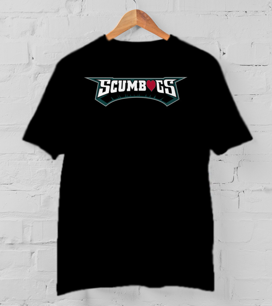 Jordan Mailata Scumbags Logo With Heart T-Shirt