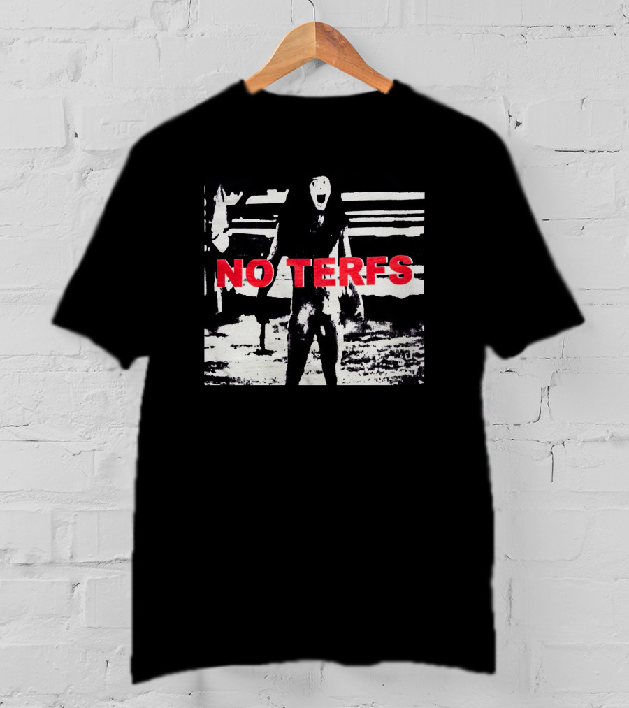 Diskette Press No Terfs Graphic Image T-Shirt