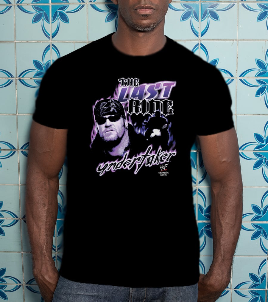 The Last Ride Undertaker WWF Stashpages Store T-Shirt