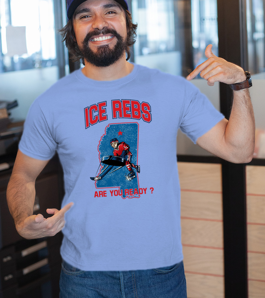 Ole Miss Ice Hockey Ice Rebs Are You Ready? T-Shirt