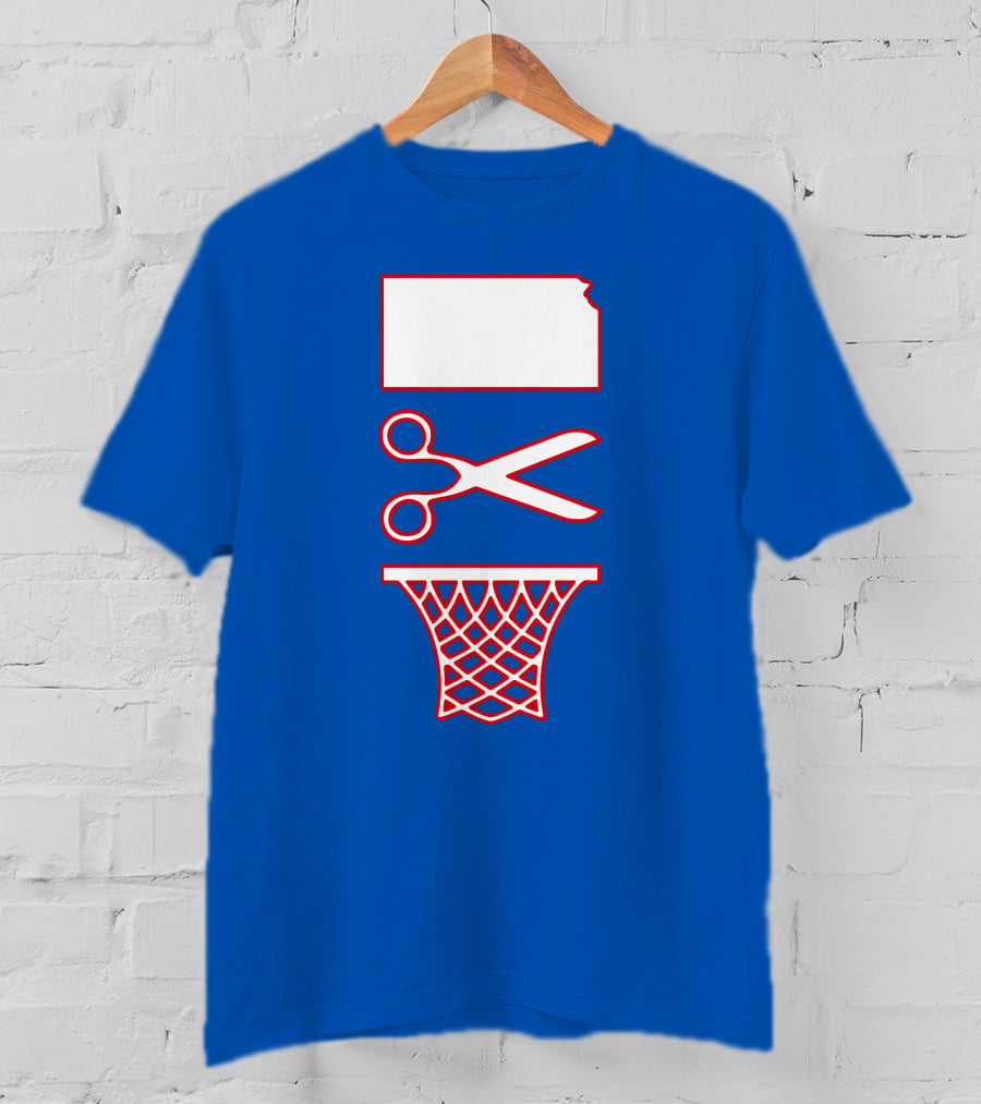 Rock Chalk Blog Kansas Jayhawks Net Cutting Victory T-Shirt