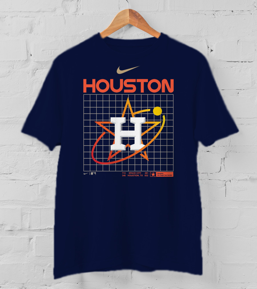 HOUSTON Astros Space City Houston TX MLB The Eagle Has Landed T-Shirt