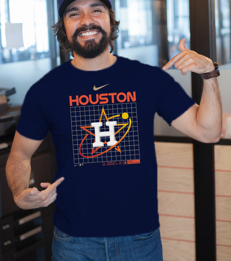 HOUSTON Astros Space City Houston TX MLB The Eagle Has Landed T-Shirt