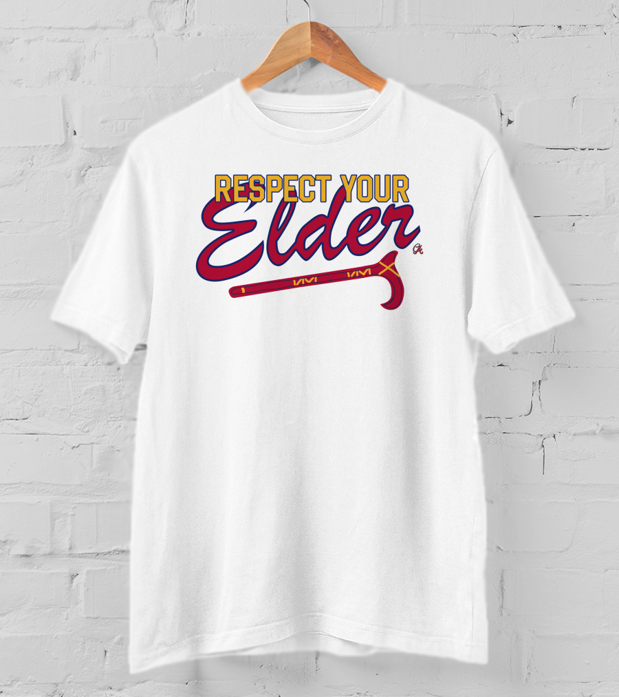 Respect Your Elder Baseball-Inspired Chatting Average Merch T-Shirt