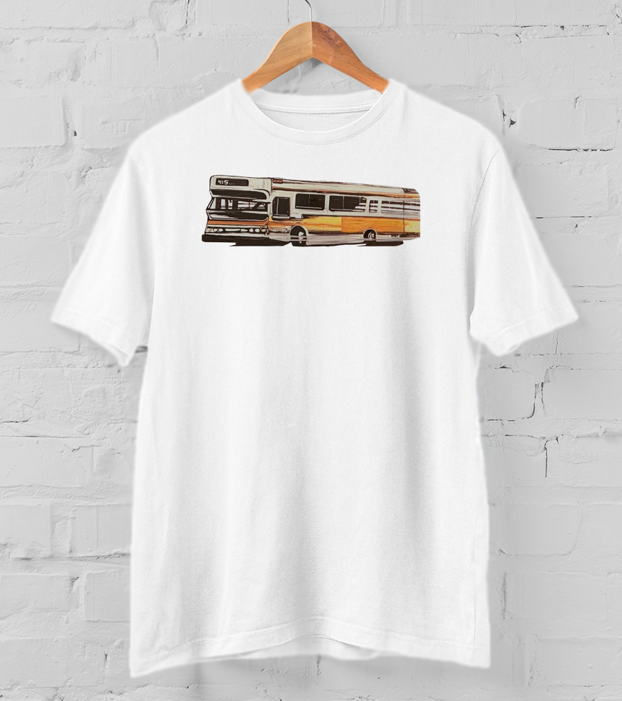 New Skool Merch Vintage Muni Bus 415 Route T-Shirt