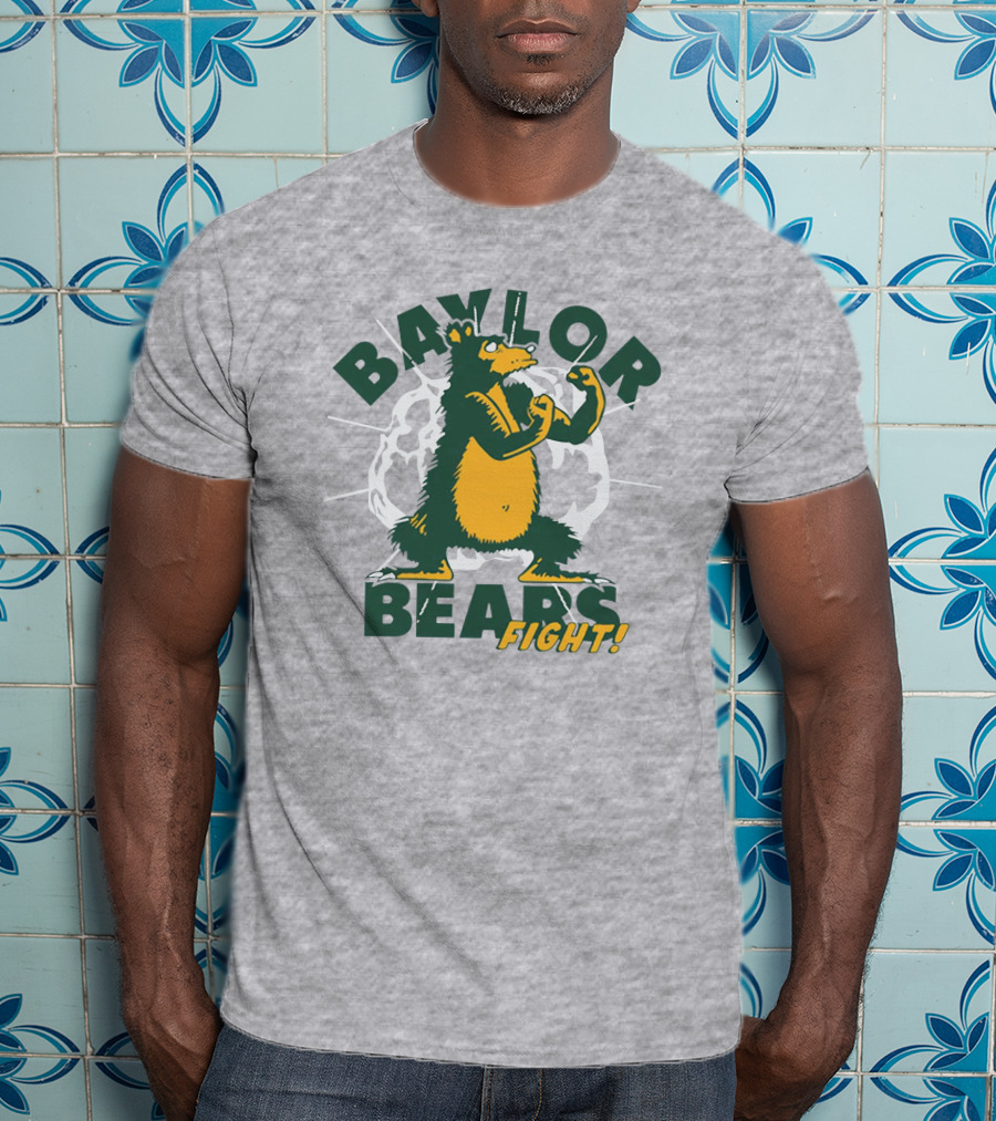 Baylor Bears Fight Vintage Style Homefield Store T-Shirt