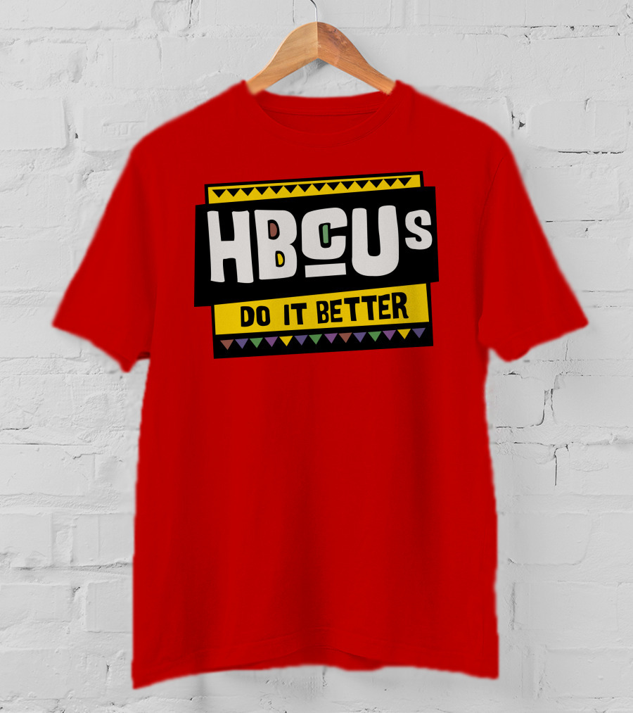 Hbcus Do It Better African Pattern Style T-Shirt