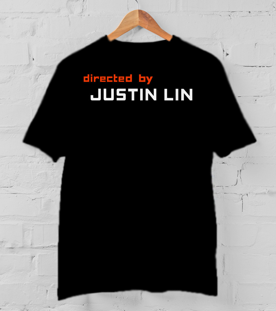 Directed By Justin Lin Super Yaki Shop Black T-Shirt