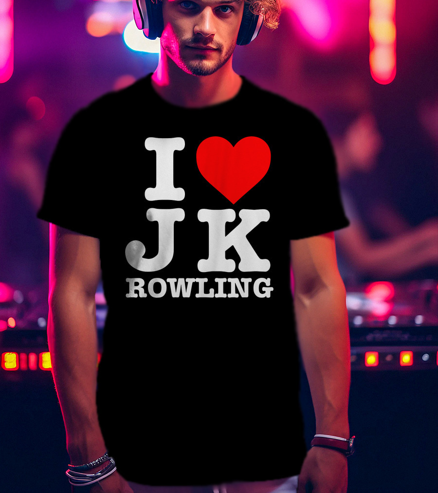 Punished Catboy Mete I Love JK Rowling Heart T-Shirt