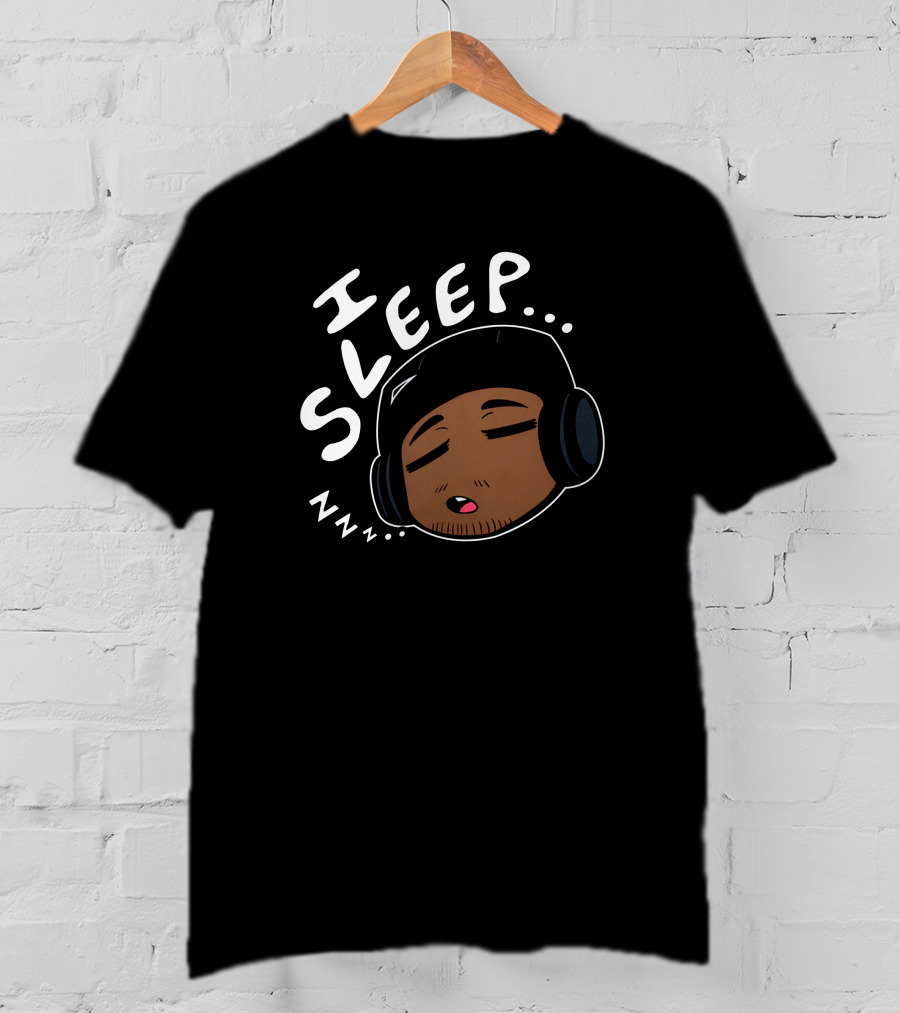 I Sleep Omni Merch Headphones Zzz Black Beanie T-Shirt