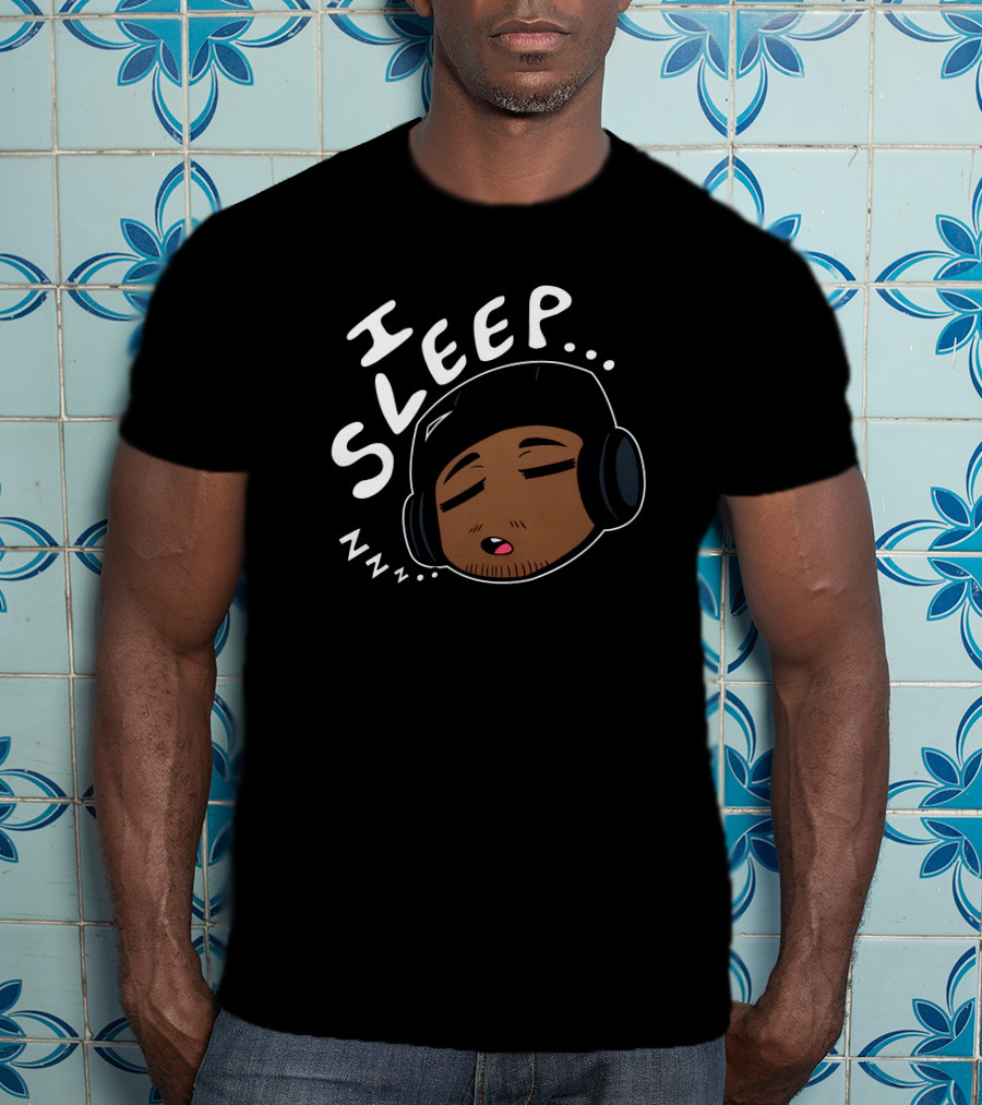 I Sleep Omni Merch Headphones Zzz Black Beanie T-Shirt