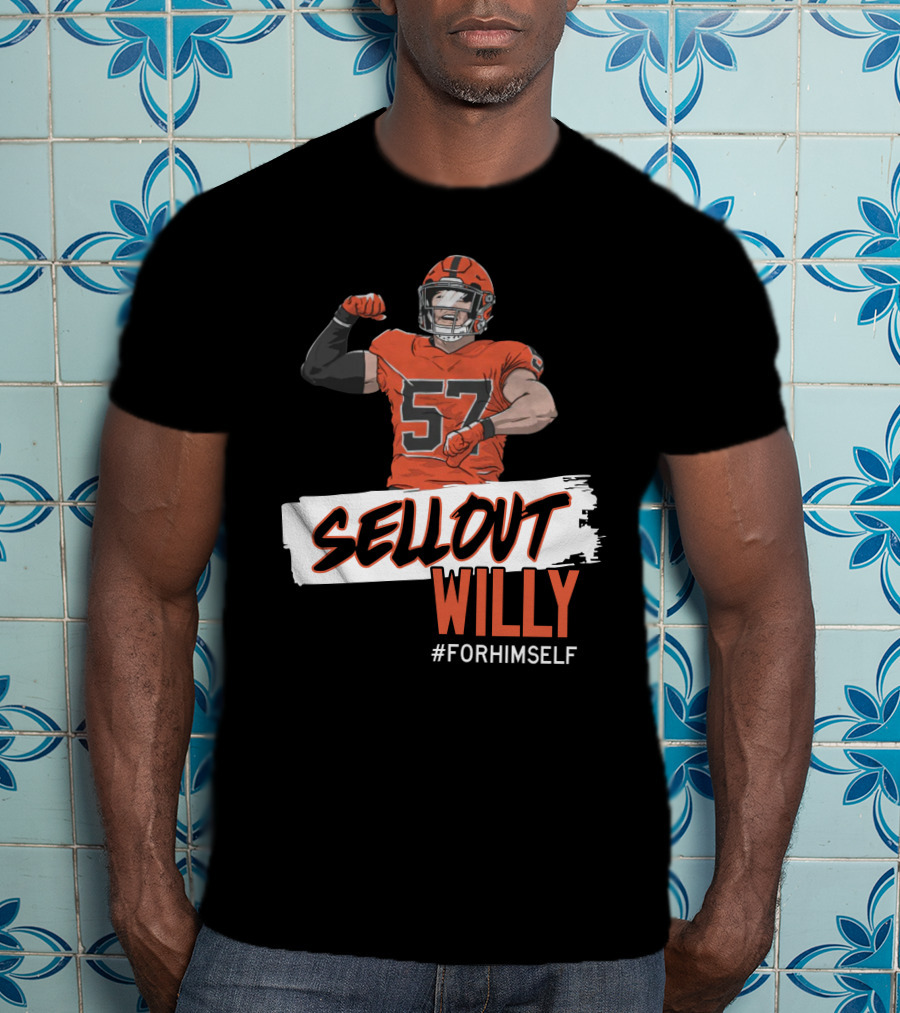 Sellout Willy Forhimself Barstoolsports Football Player T-Shirt