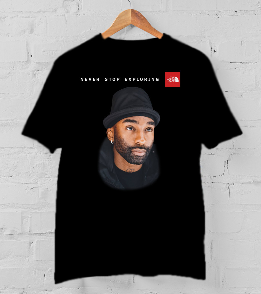 Never Stop Exploring The North Face Featuring Riky Rick Shaunkeyz T-Shirt