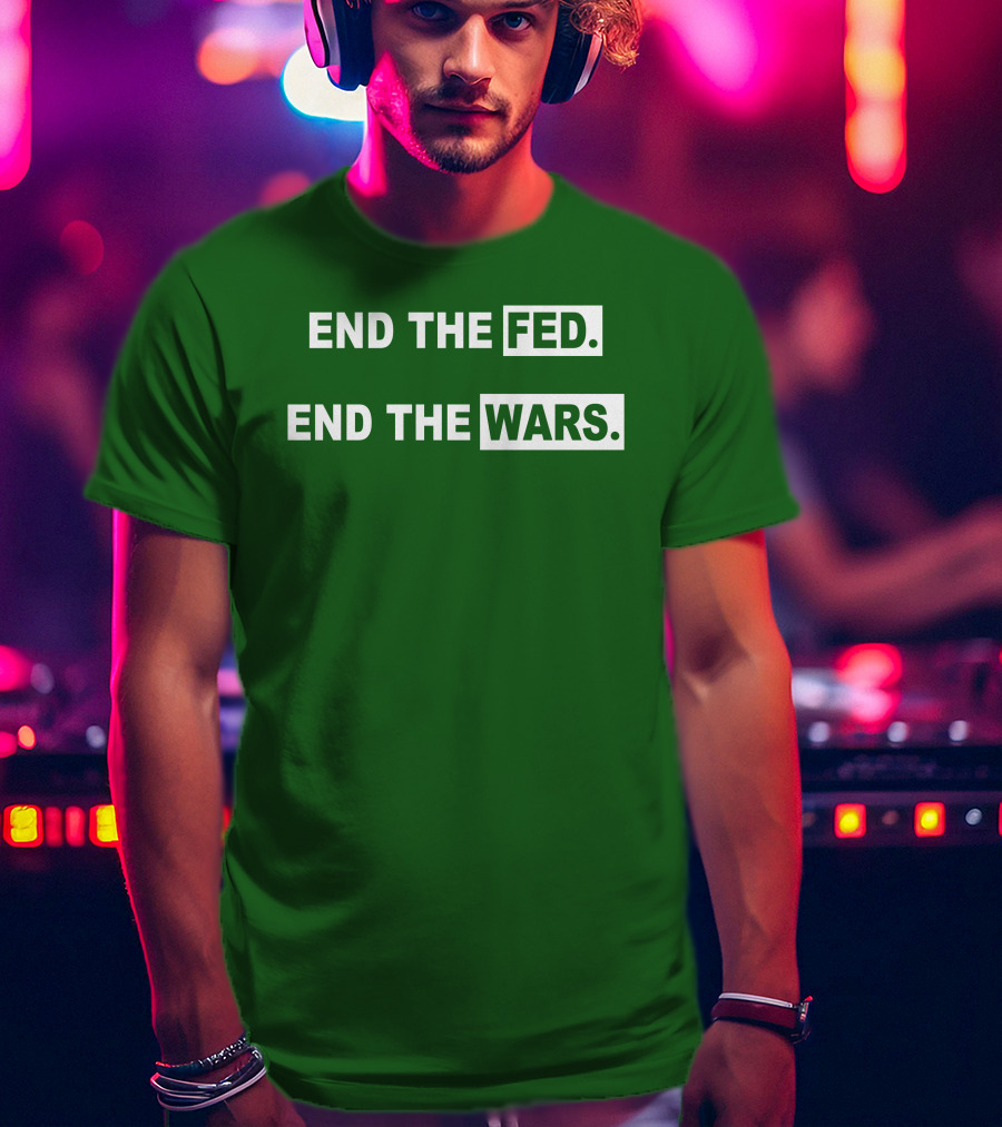 End The Fed End The Wars Shmichard Schmerez T-Shirt